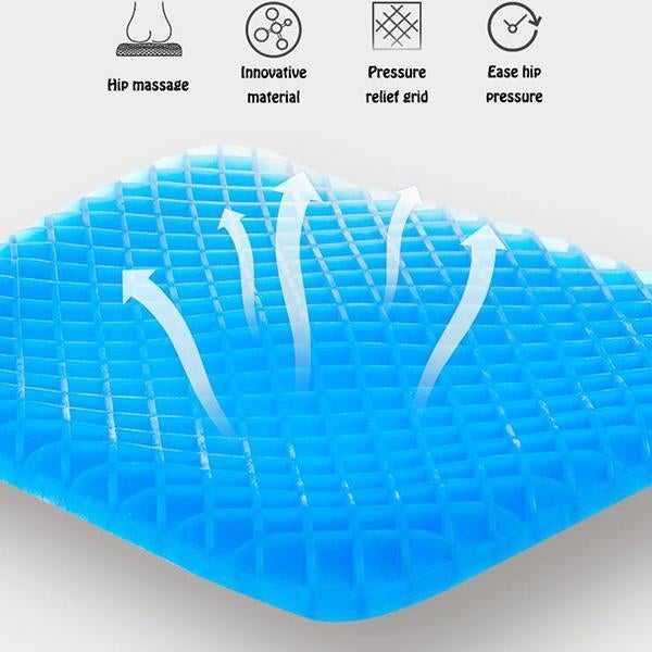 Coussin de siège en silicone en forme d'œuf – Coussin de soulagement de la pression