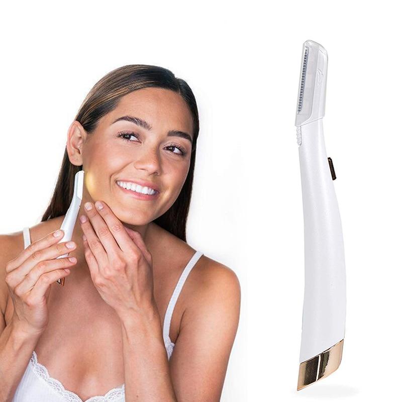 Épilateur et exfoliant pour le visage à LED