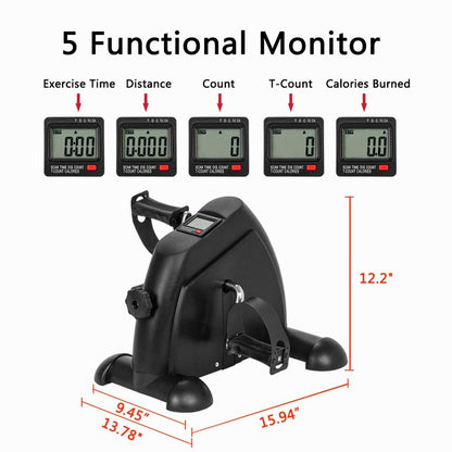 Mini vélo d'intérieur LCD avec pédale d'exercice