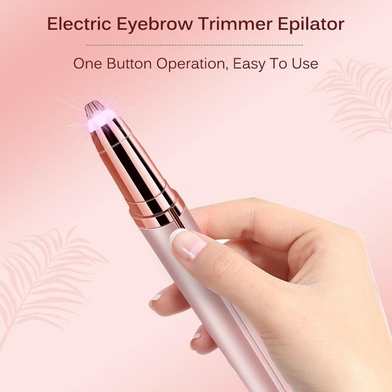 Mini stylo épilateur pour le visage pour femmes 