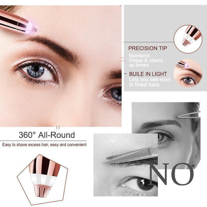 Mini stylo épilateur pour le visage pour femmes 