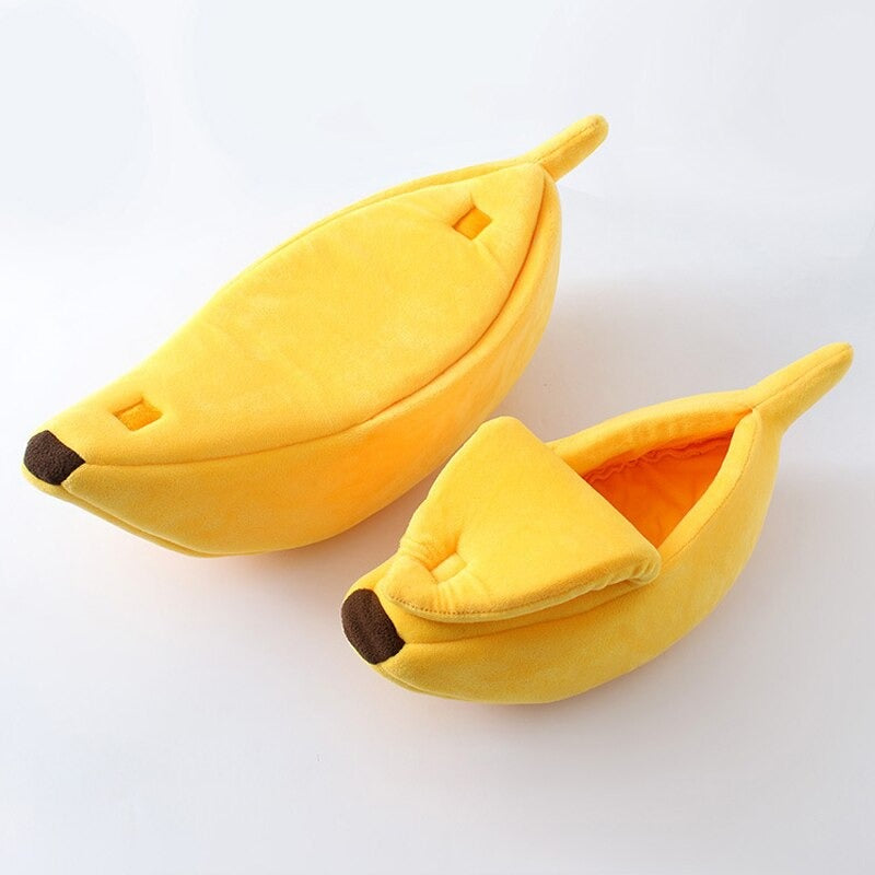 Panier banane pour animaux – Maison amusante pour chiens et chats
