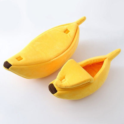 Panier banane pour animaux – Maison amusante pour chiens et chats