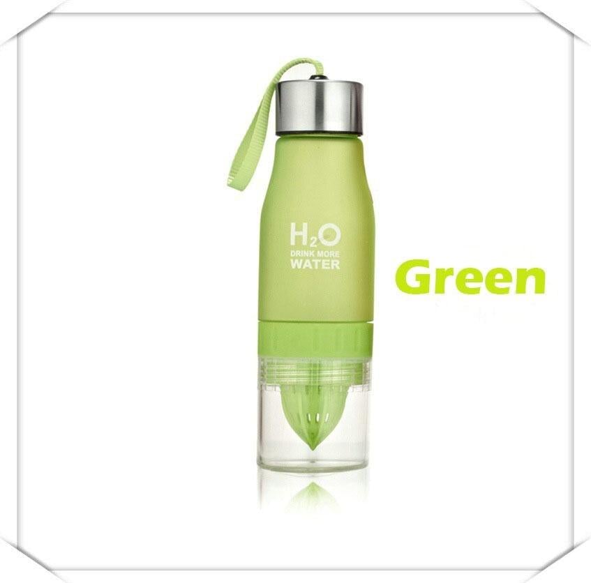Bouteille d'eau avec infuseur de fruits H²O