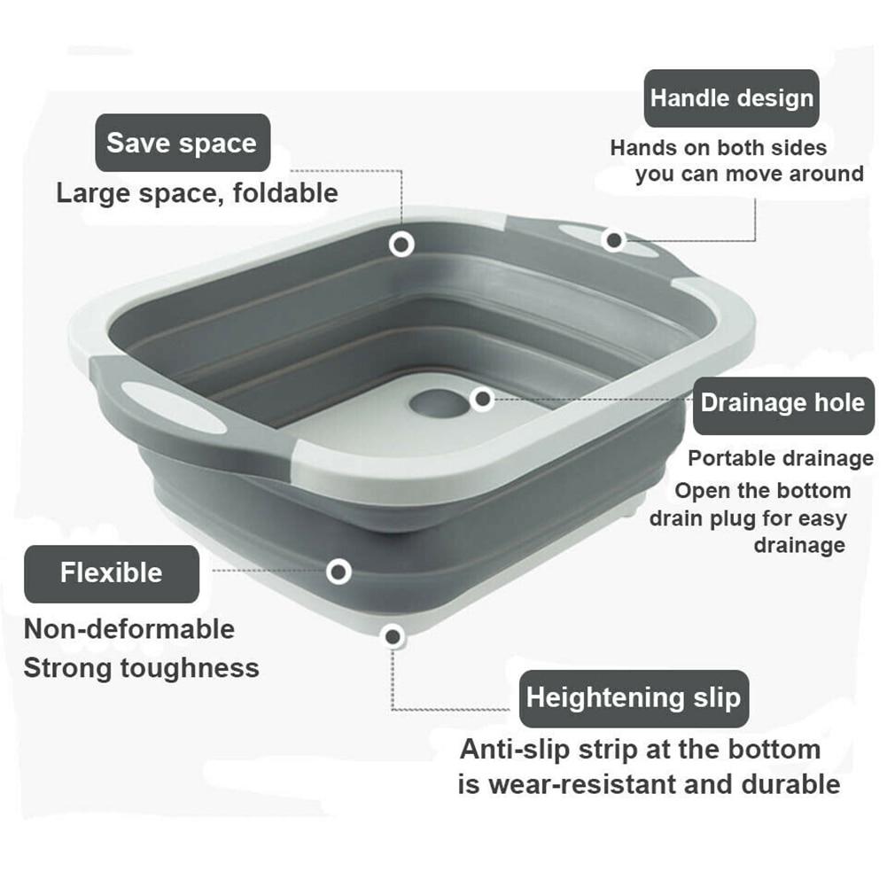 Planche à découper pliable pour la cuisine