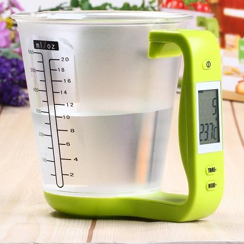 Balance à tasse doseuse numérique LCD