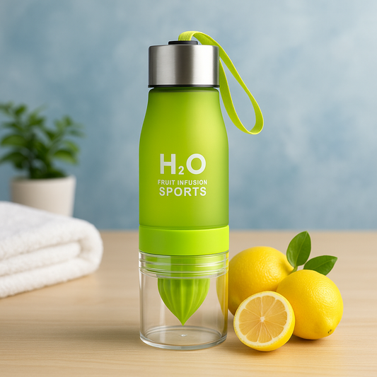 Bouteille d'eau avec infuseur de fruits H²O