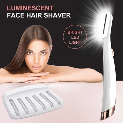Épilateur et exfoliant pour le visage à LED