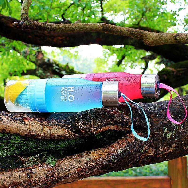 Bouteille d'eau avec infuseur de fruits H²O