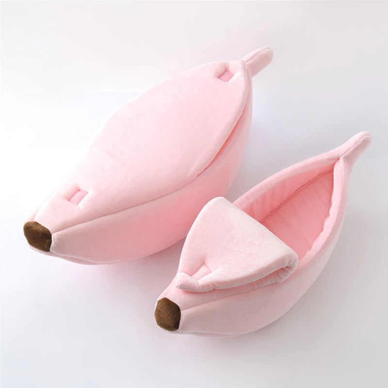Panier banane pour animaux – Maison amusante pour chiens et chats